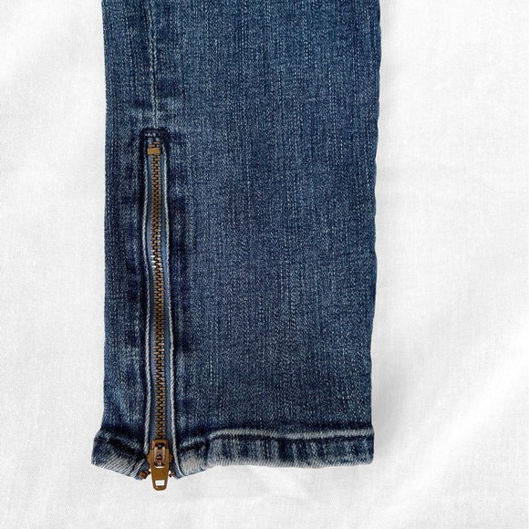 AG Adriano Goldschmied The Zip-Up Legging Skinny Ankle Mid Wash Jeans Sz 26 R - Picture 8 of 8
